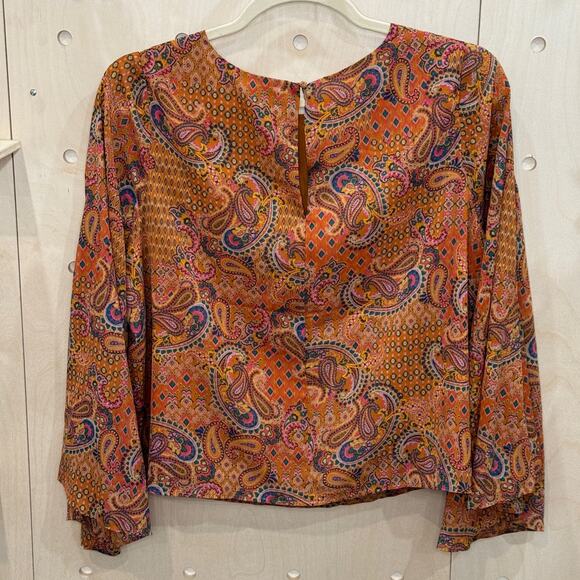 JESSICA SIMPSOM Monique Top Size 3X Kimono Sleeve Boho Top - Picture 5 of 10